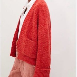 Pilcro Cozy Oversized Cuff Cardigan